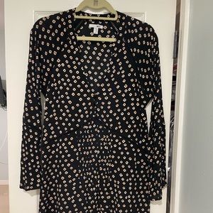 ASOS Flower Black Dress